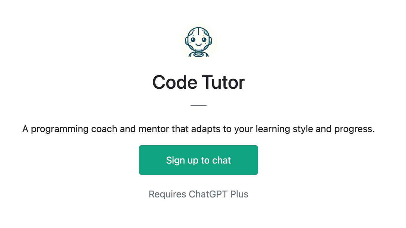 Code Tutor Screenshot