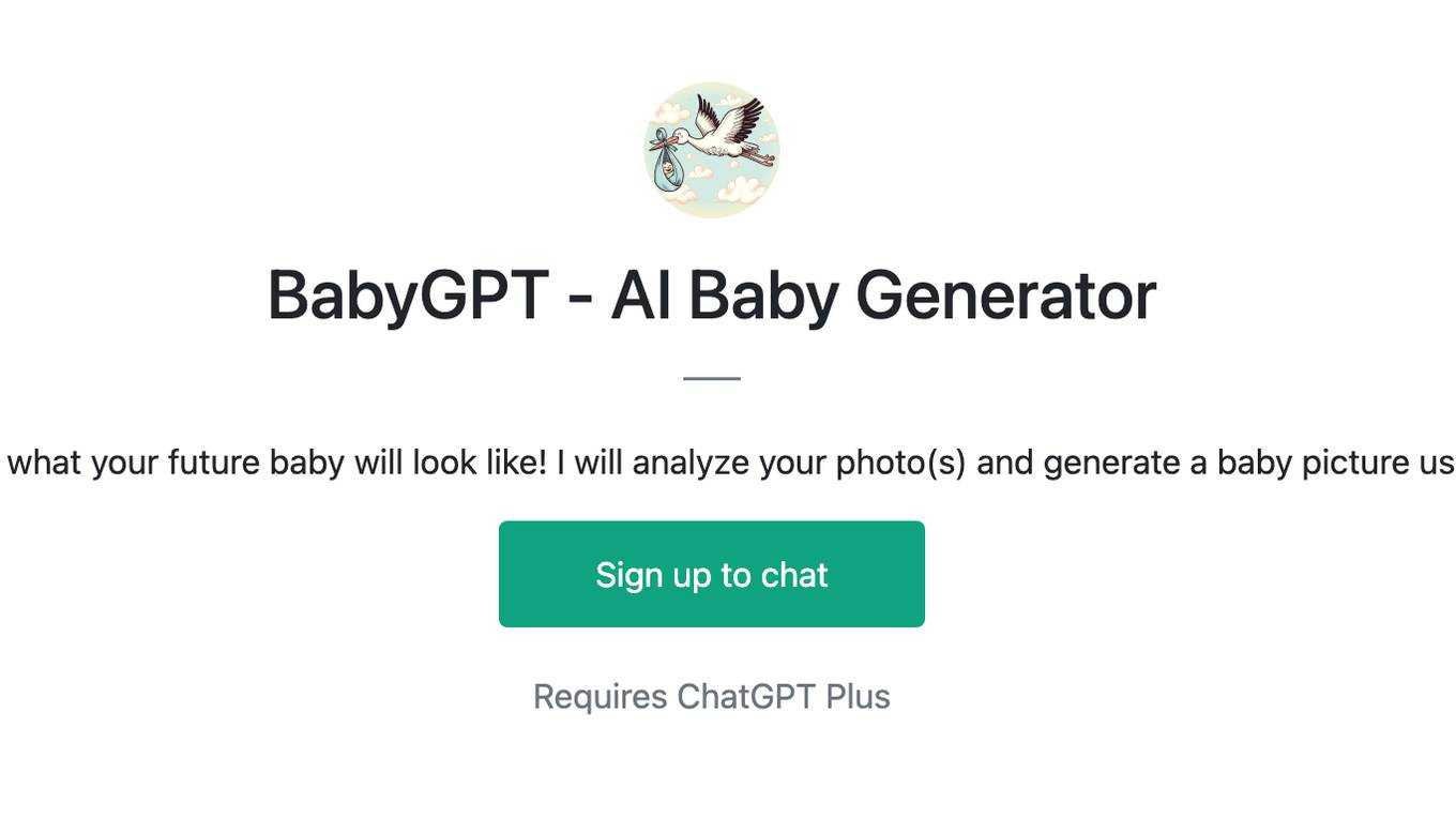 BabyGPT - AI Baby Generator Screenshot