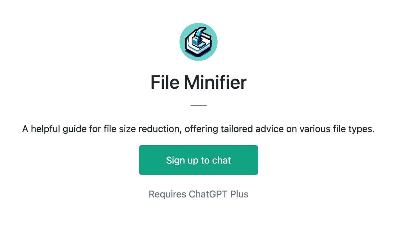 File Minifier Screenshot