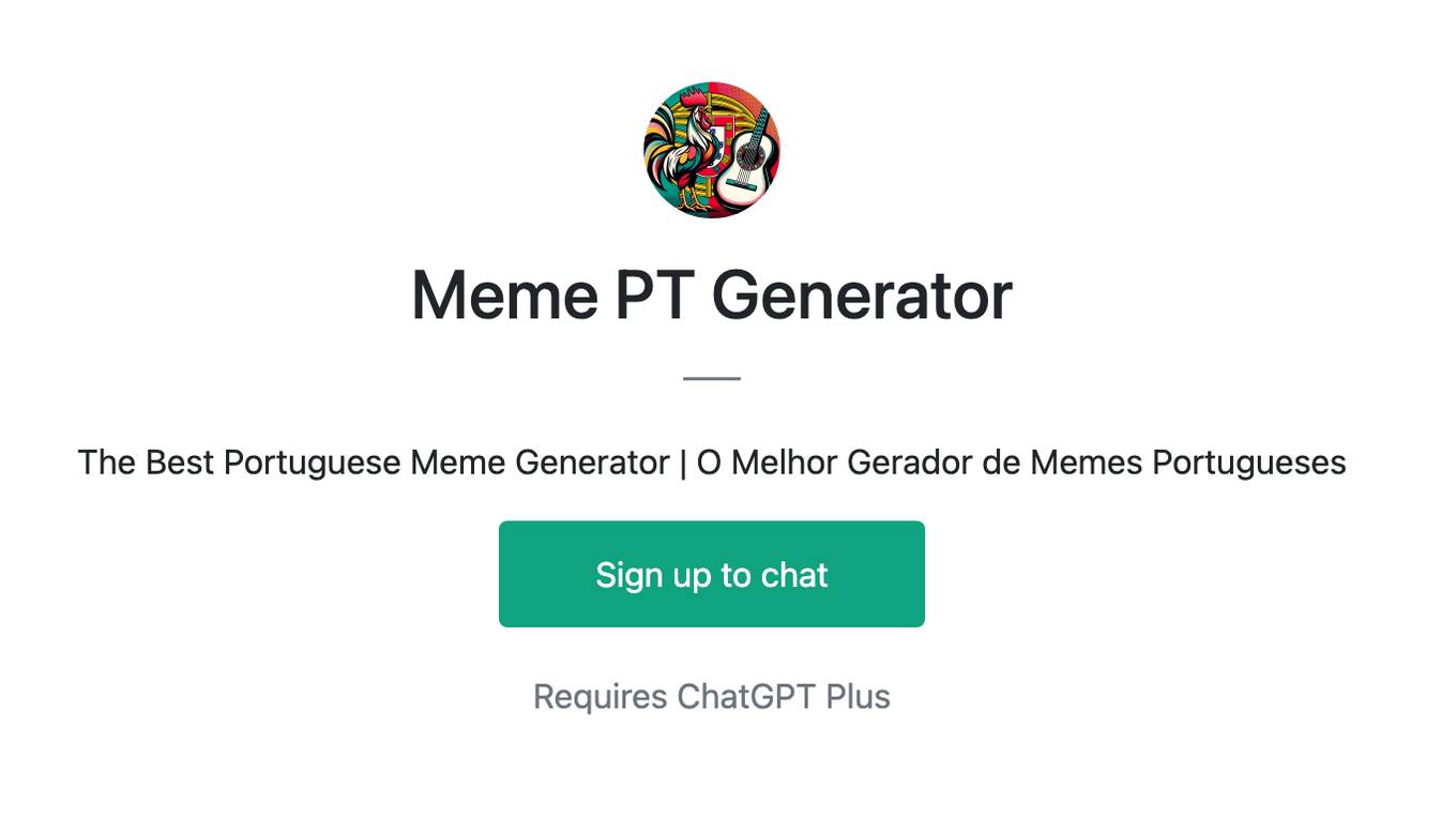 Meme PT Generator Screenshot