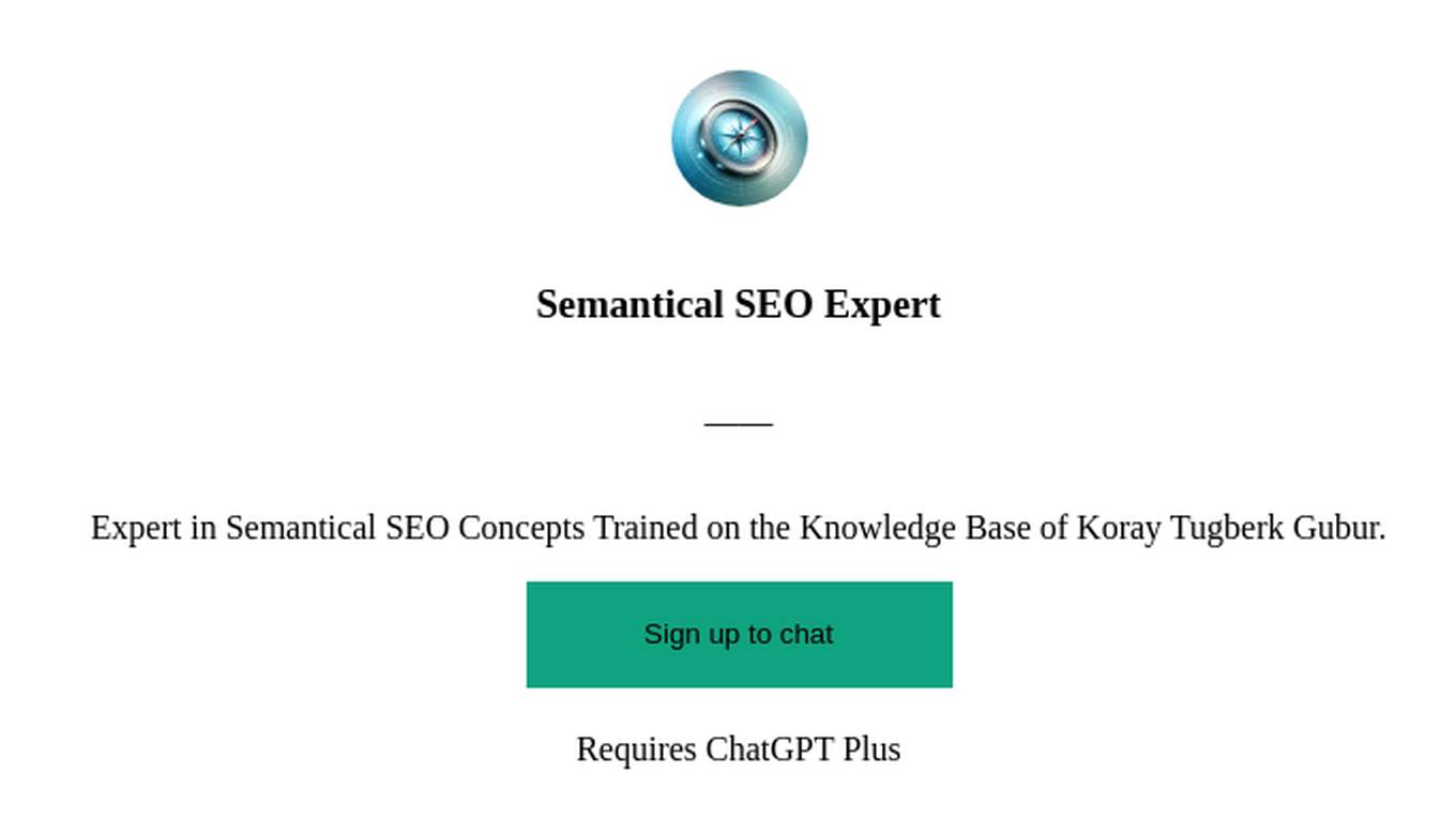 Semantical SEO Expert Screenshot