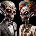 Aliens de los Muertos, a text adventure game 