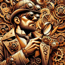 Steampunk Detective, a text adventure game 