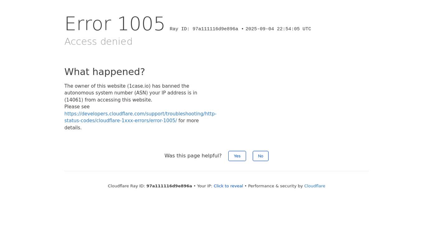 1case.io Screenshot