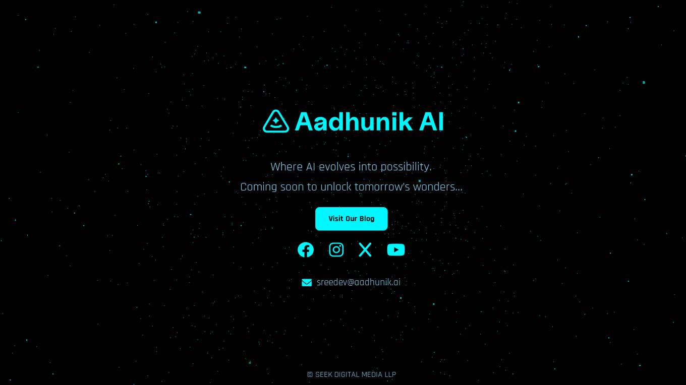 Aadhunik.ai screenshot