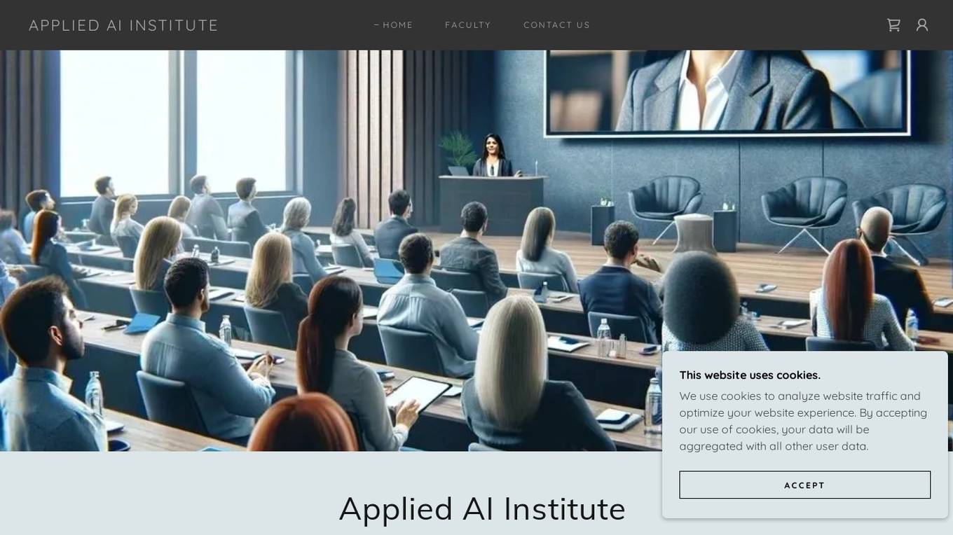 Applied AI Institute Screenshot