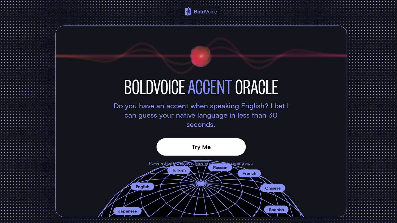 BoldVoice Accent Oracle Screenshot