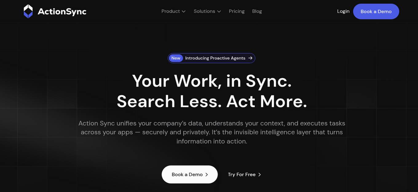 Action Sync Screenshot