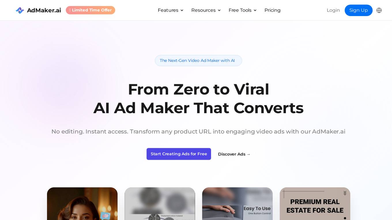AdMaker.ai Screenshot