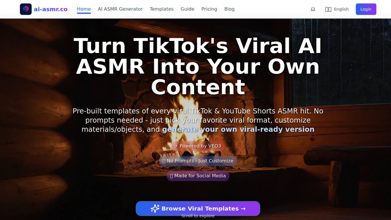 AI ASMR Generator Screenshot