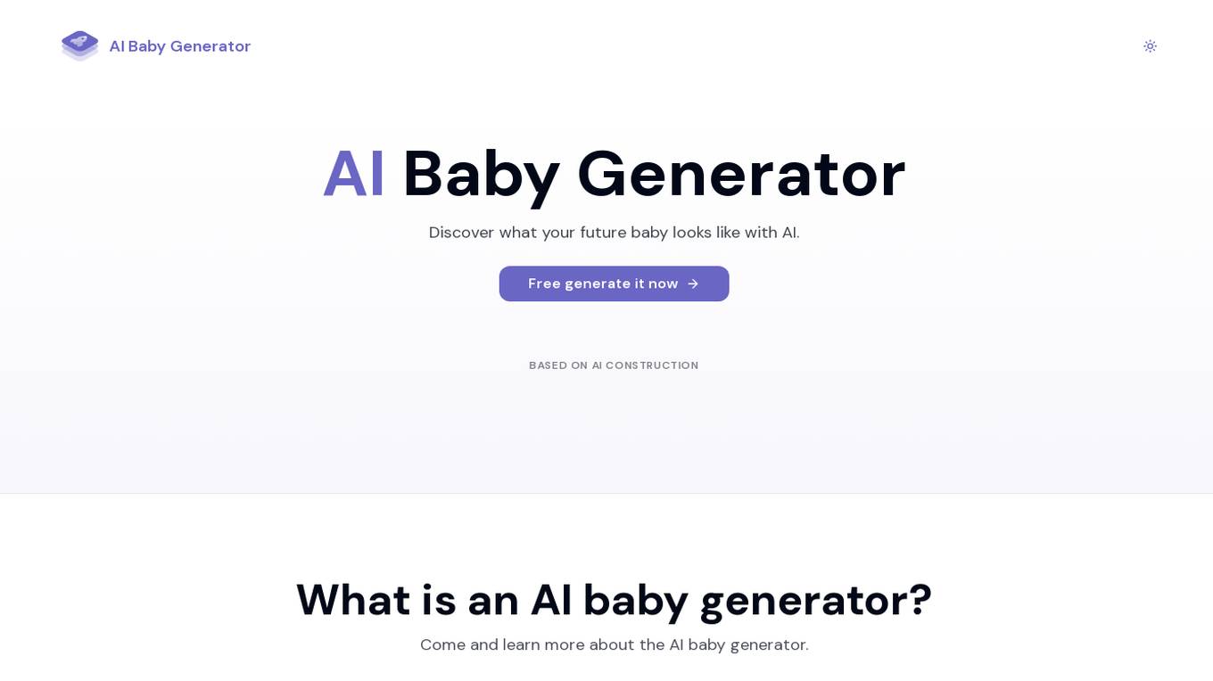 AI Baby Generator Screenshot