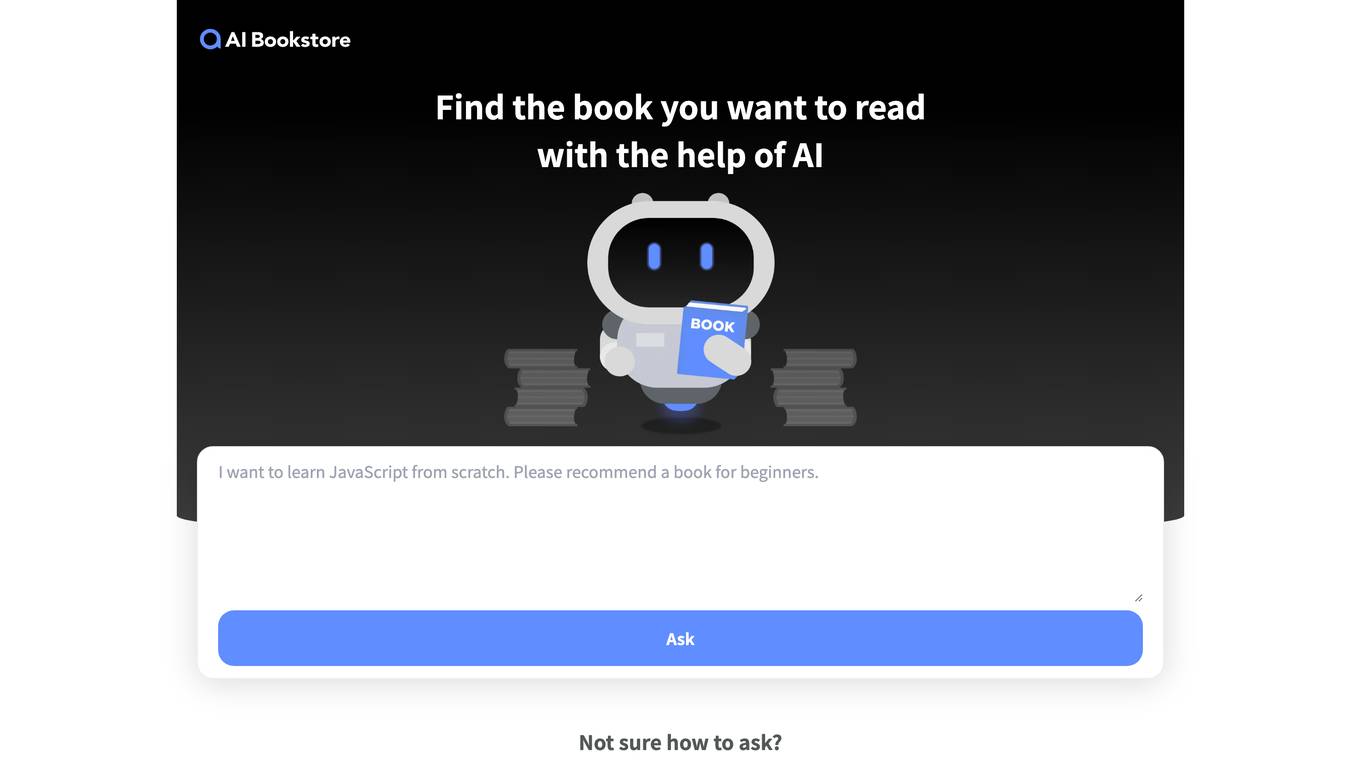 AI Bookstore Screenshot