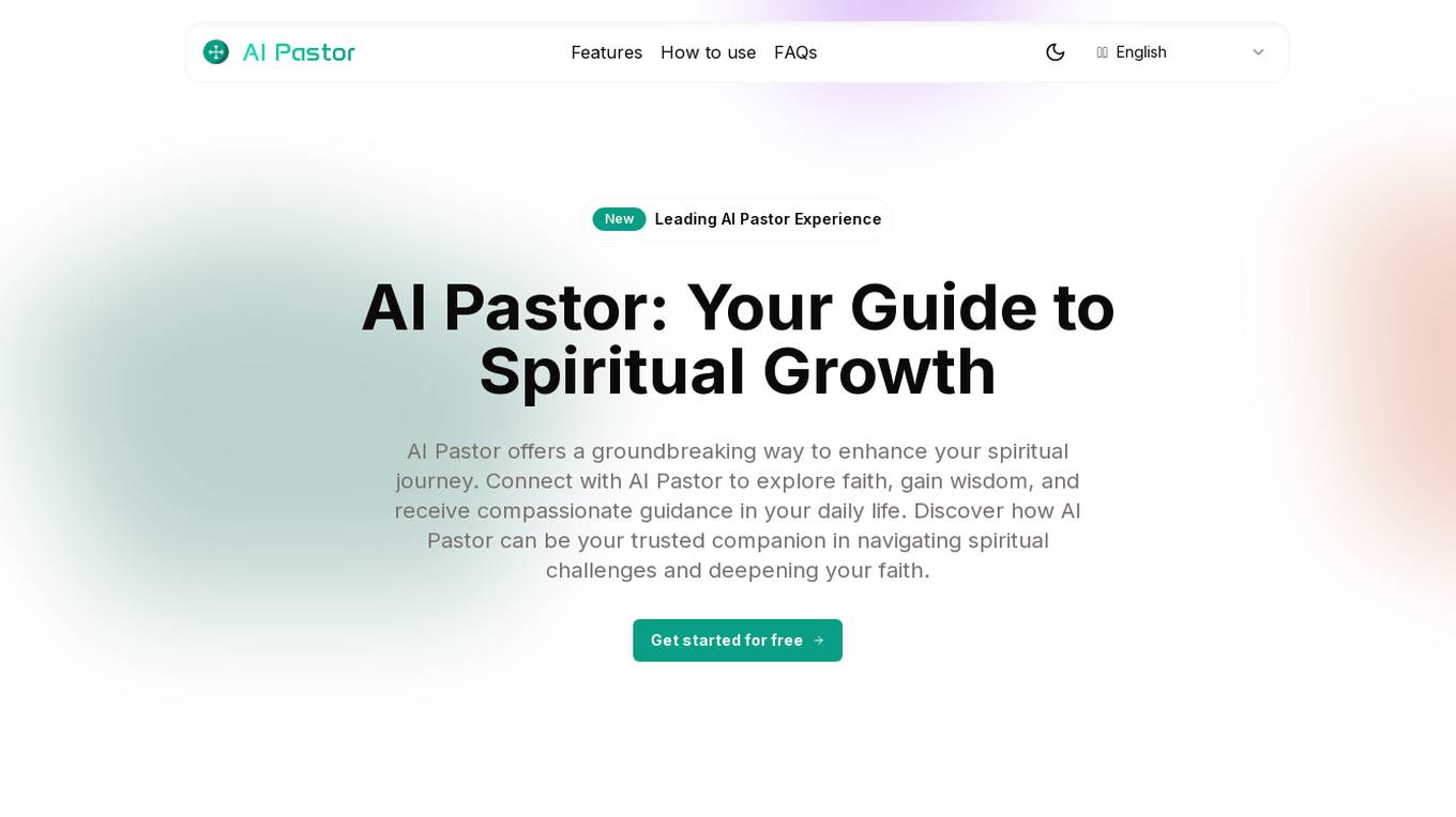 AI Pastor Screenshot