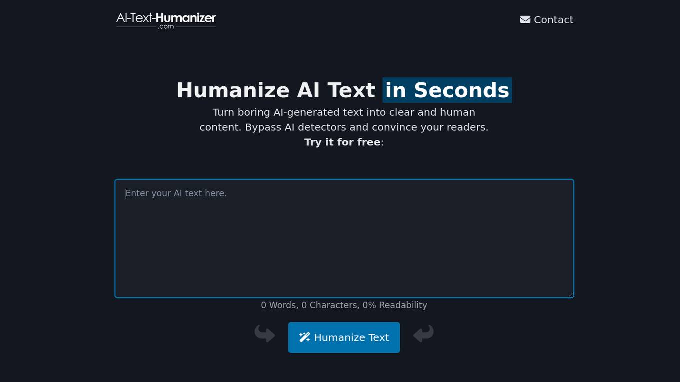 AI Text Humanizer screenshot