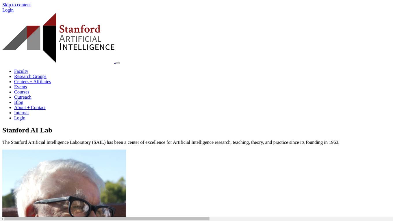 Stanford Artificial Intelligence Laboratory screenshot