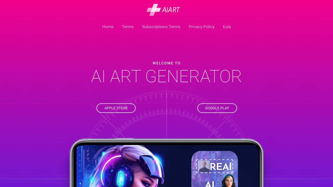 Real AI – Artificial Intelligence Photo Creator Screenshot