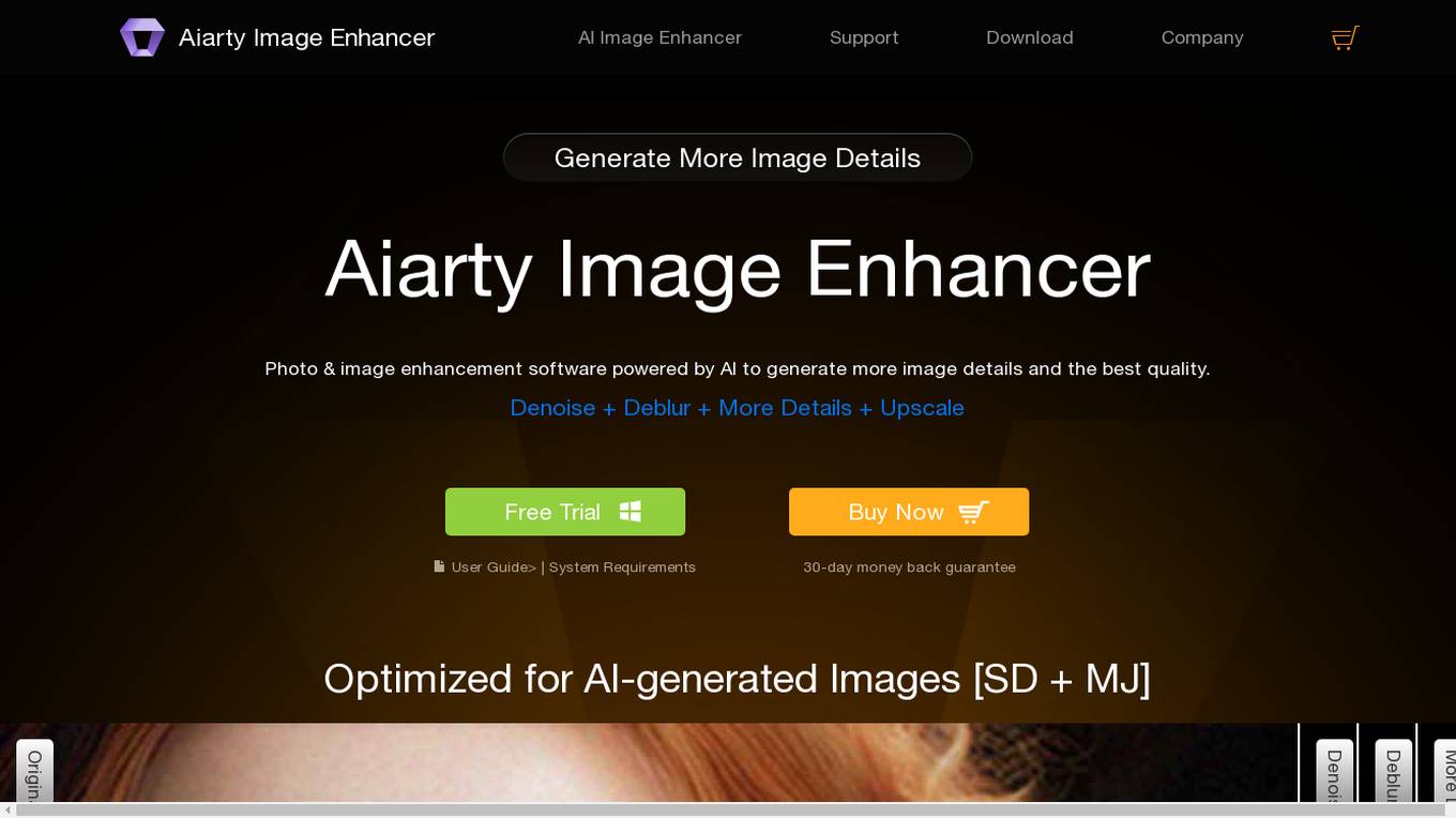 Aiarty Image Enhancer screenshot