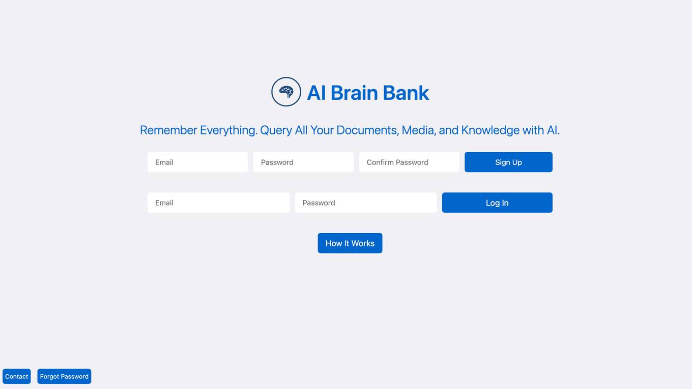 AI Brain Bank screenshot