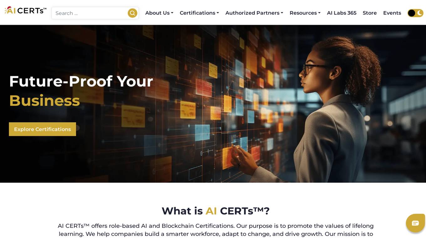 AI CERTs Screenshot