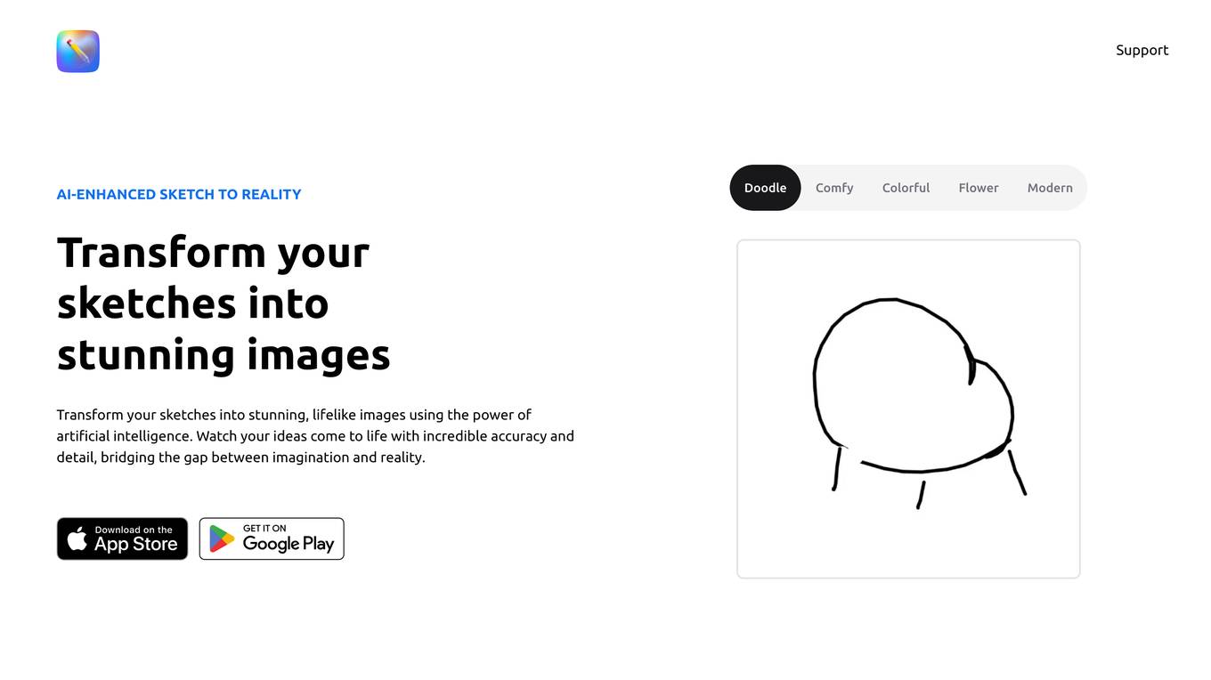 AI Drawing Image Generator Screenshot