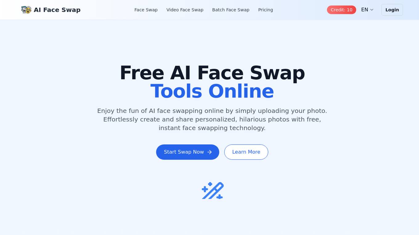 Free AI Face Swap Tools Online Screenshot