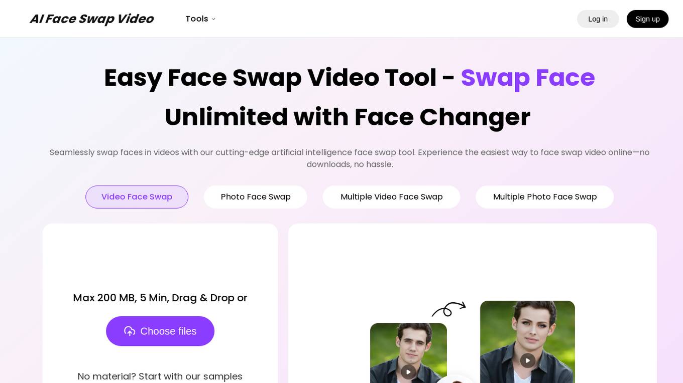 AI Face Swap Video Screenshot