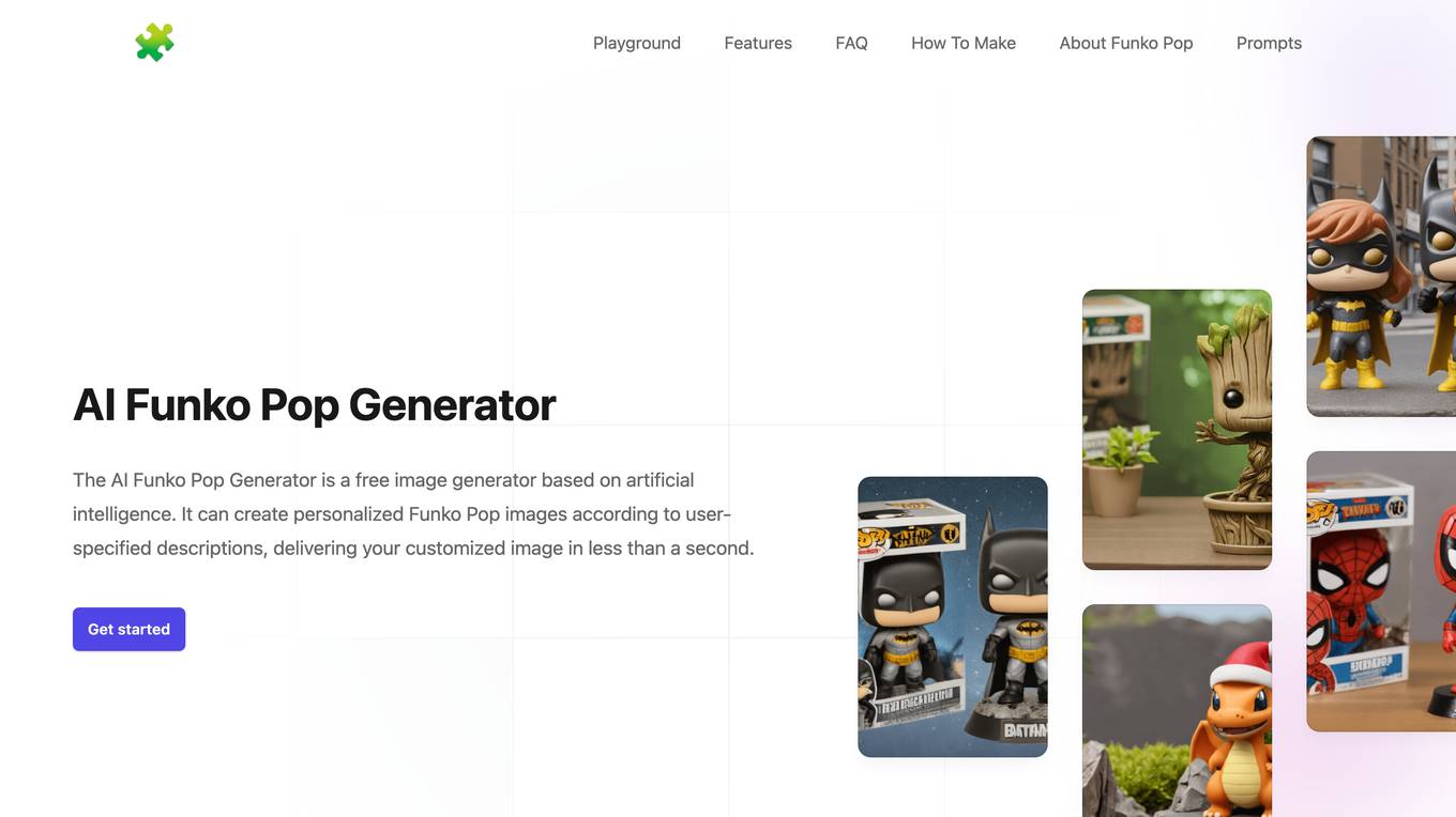 AI Funko Pop Generator Screenshot