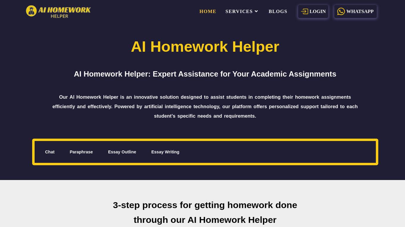 AI Homework Helper Screenshot