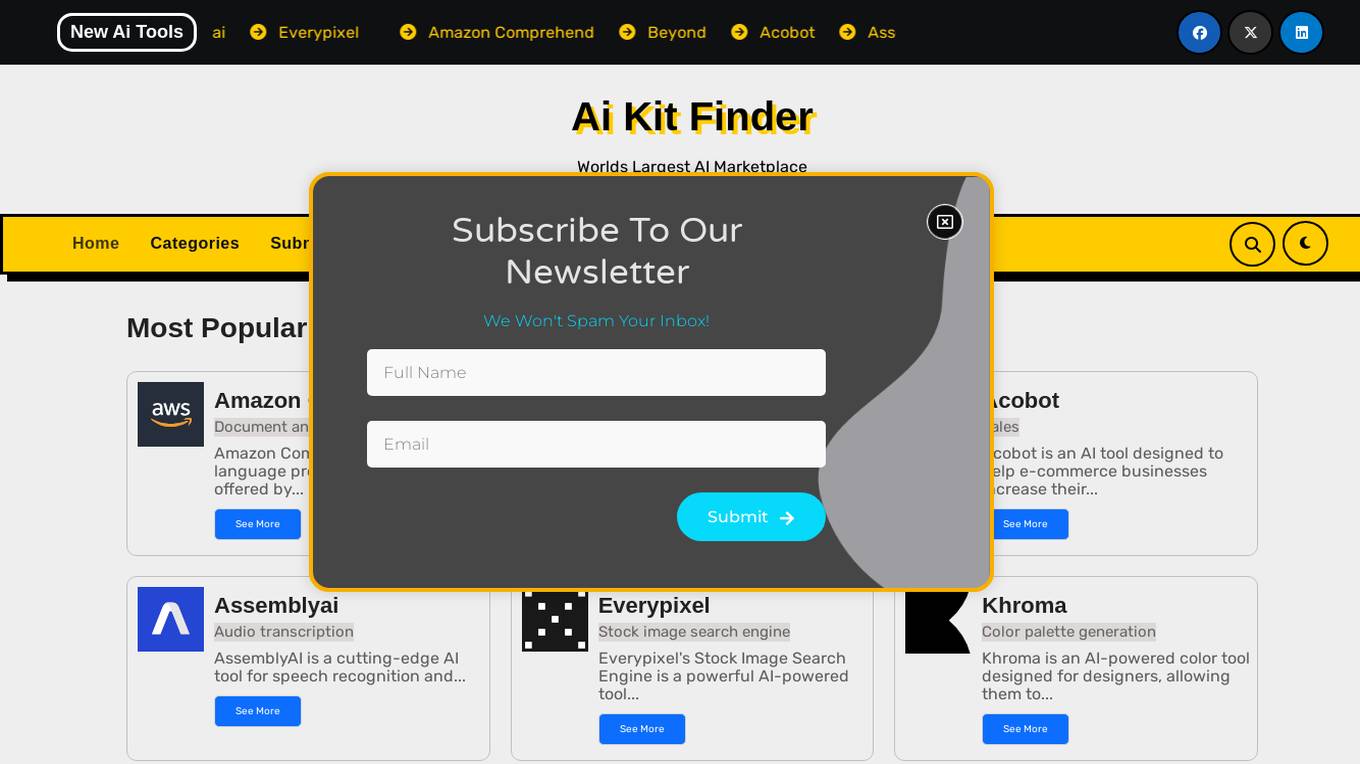 Ai Kit Finder screenshot