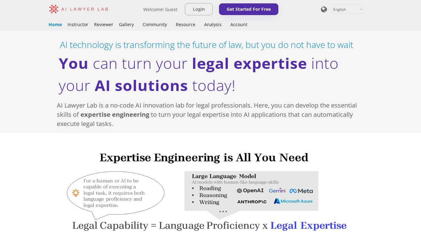 AI Lawyer Lab Screenshot