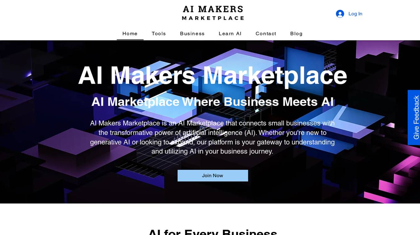 AI Makers Marketplace Screenshot