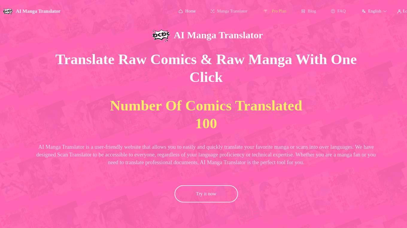 AI Manga Translator Screenshot