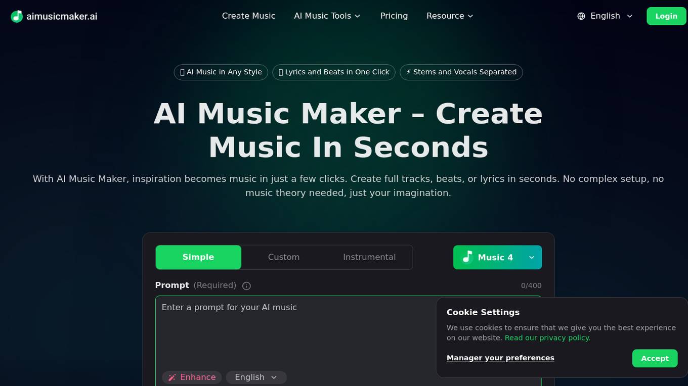 AI Music Maker Screenshot