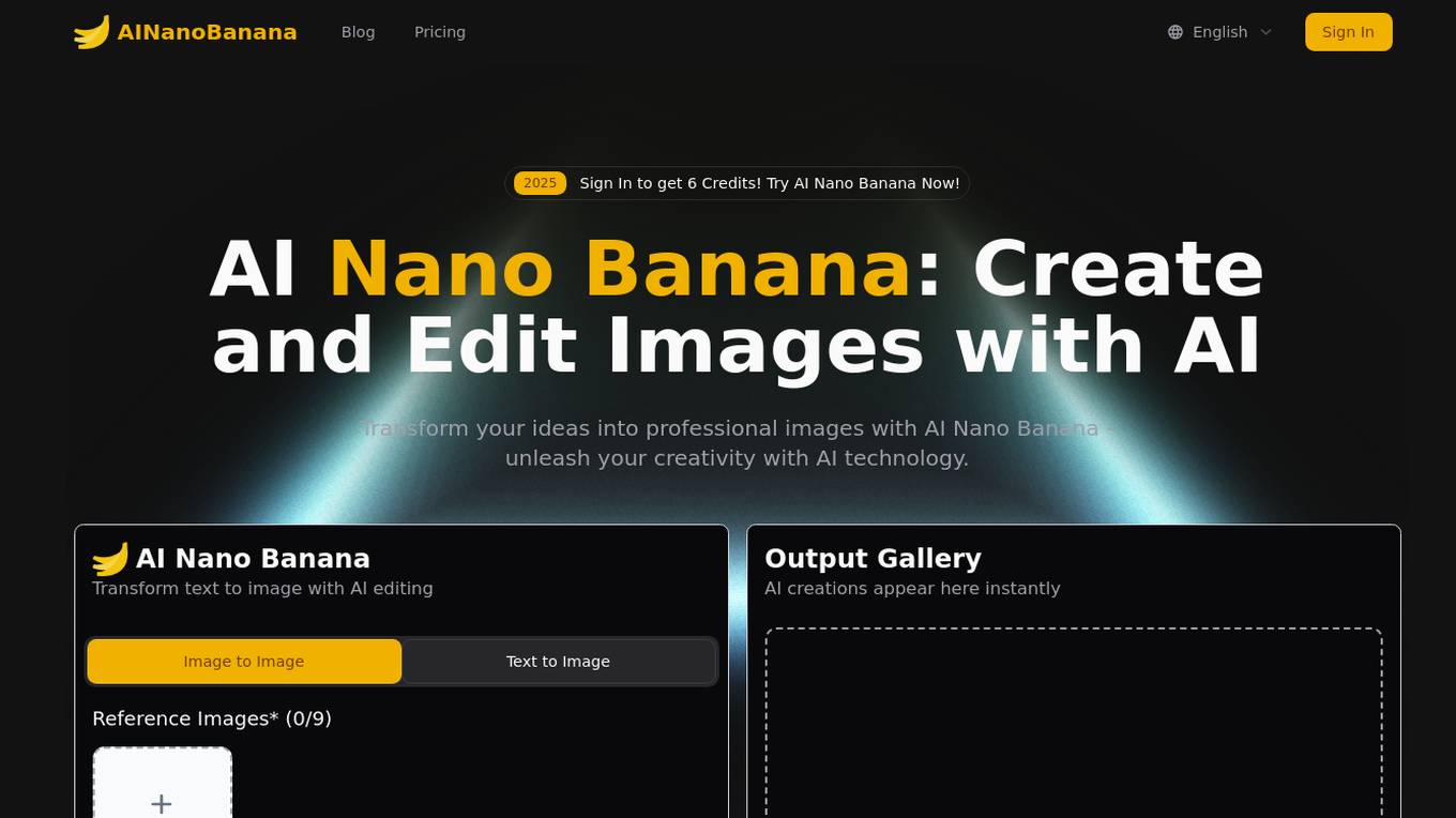 AI Nano Banana Screenshot