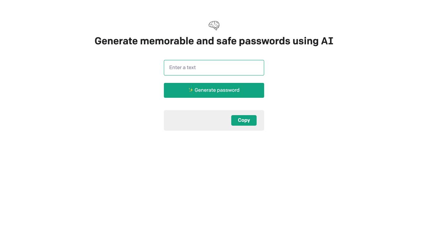 SafePassword screenshot