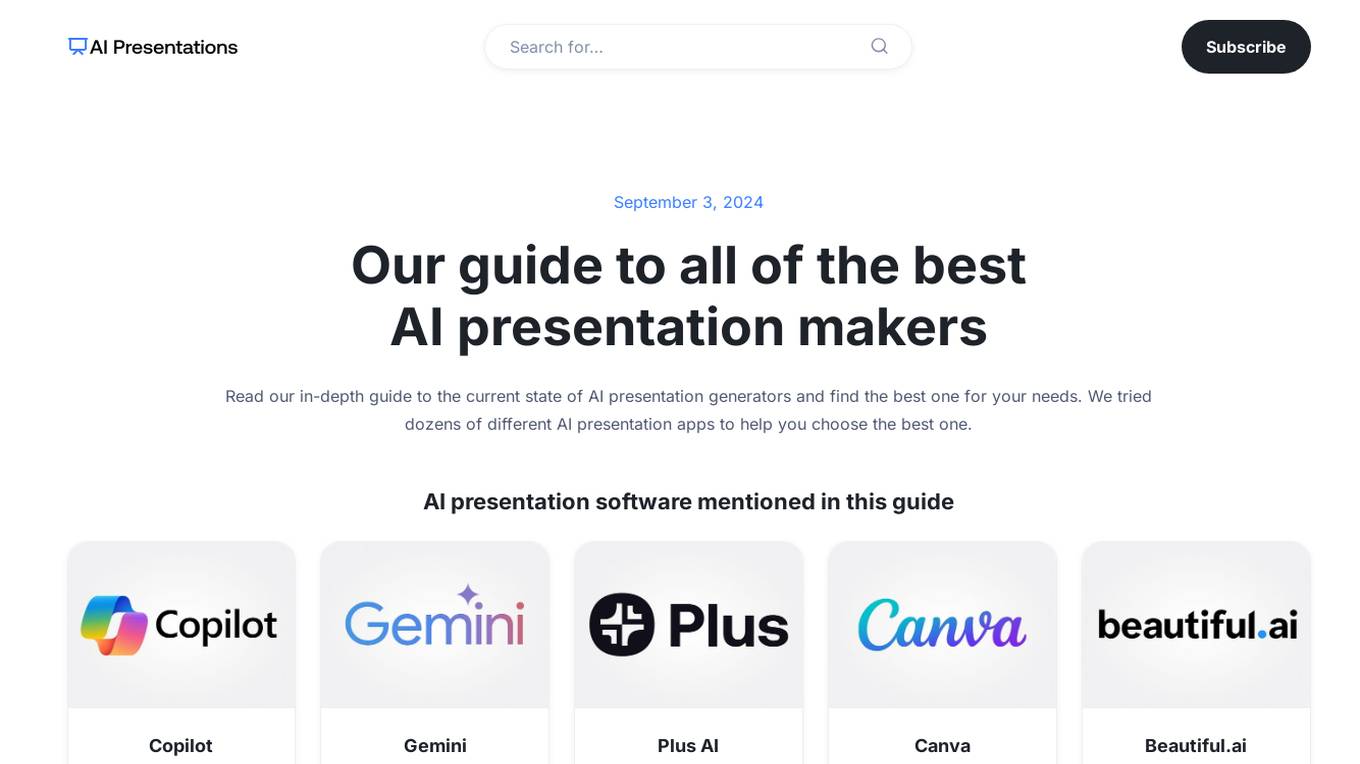 AIPresentationMakers Screenshot