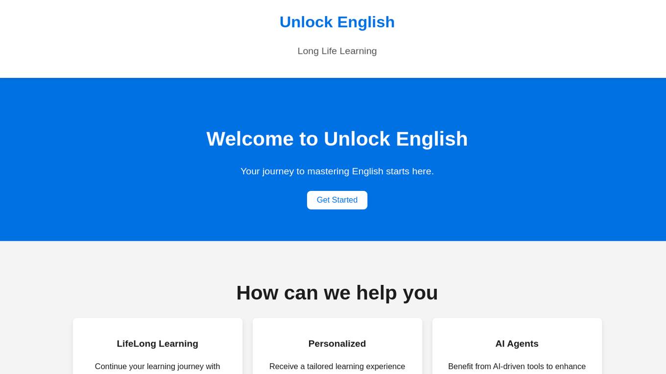 Unlock English Screenshot