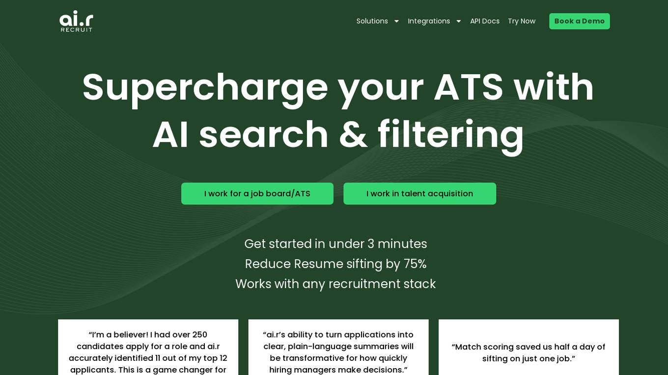 AI.r recruit Screenshot