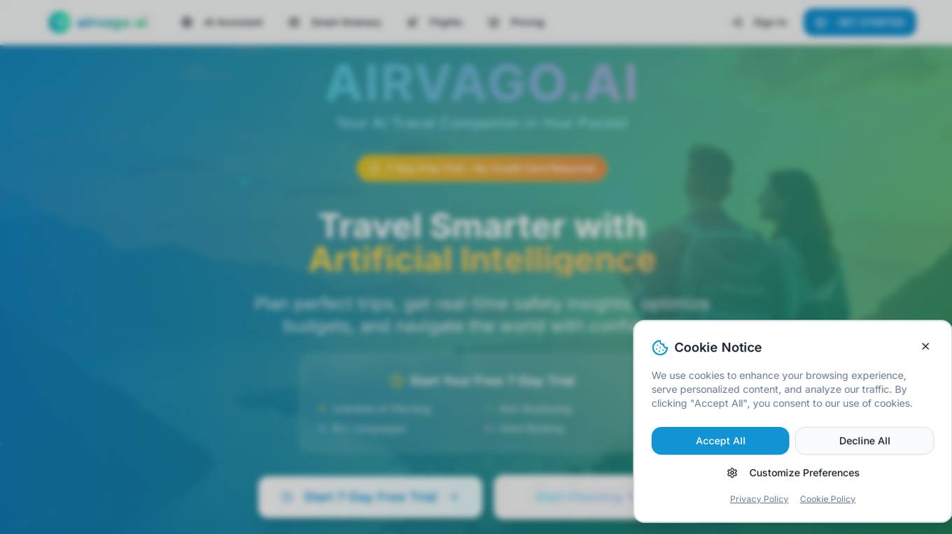 Your AI travel companion Screenshot