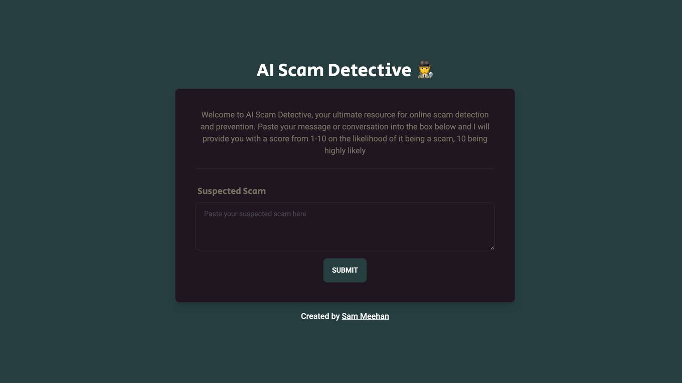 AI Scam Detective screenshot