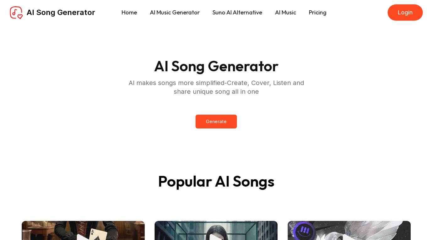 AI Song Generator screenshot