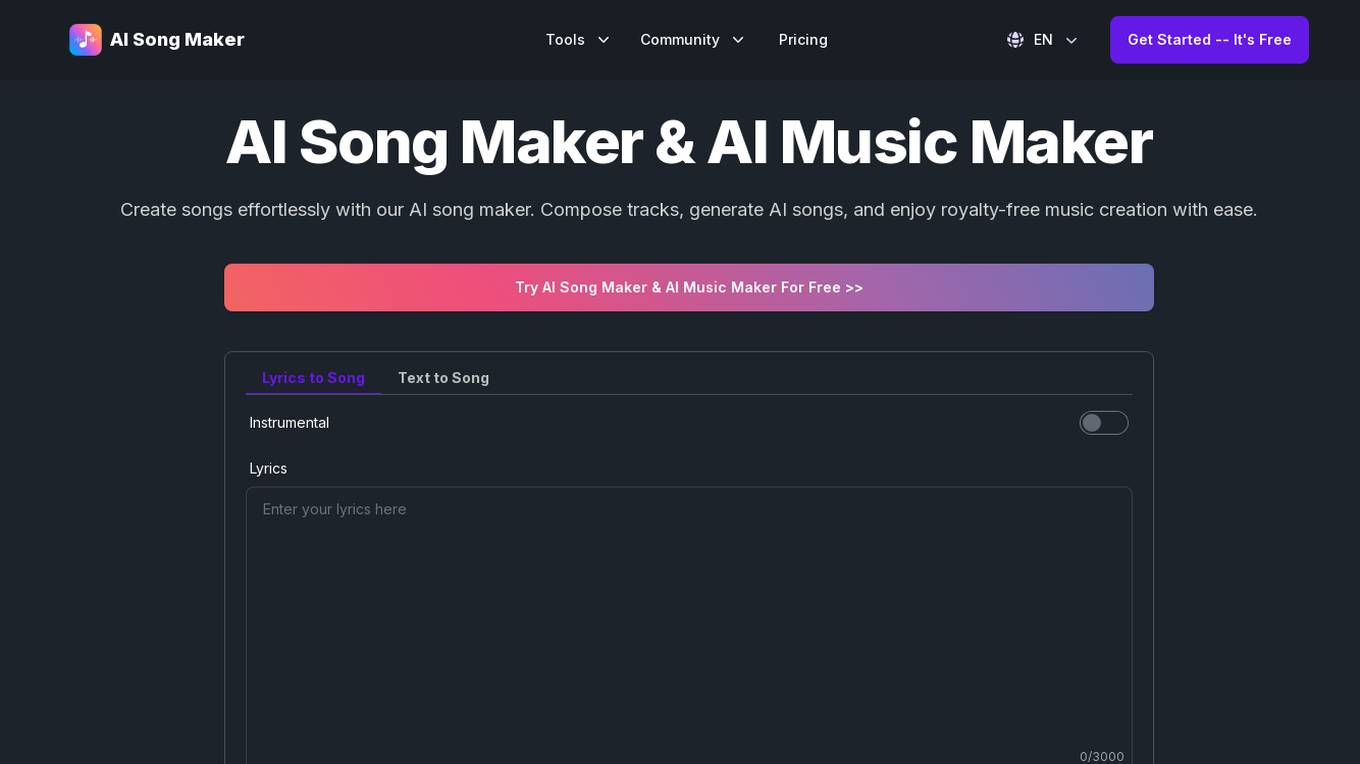 AI Song Maker Screenshot