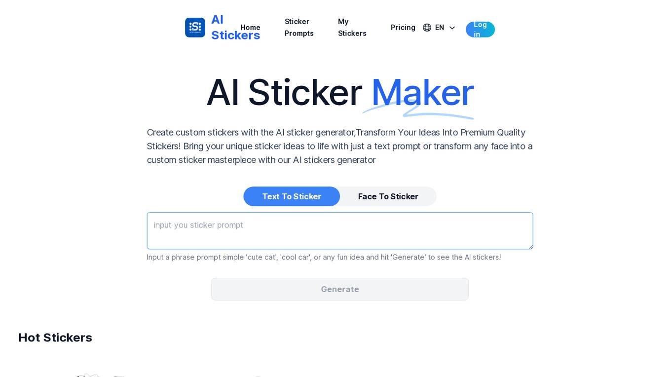 AI Stickers Screenshot