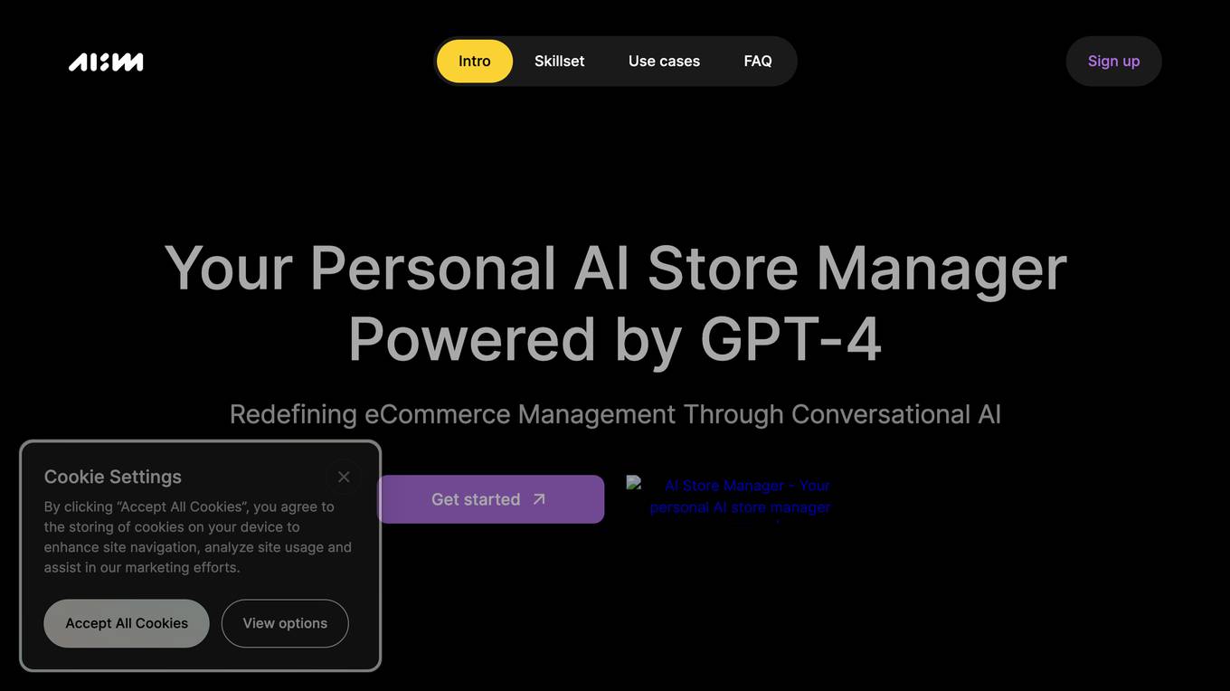 A.I. Store Manager Screenshot