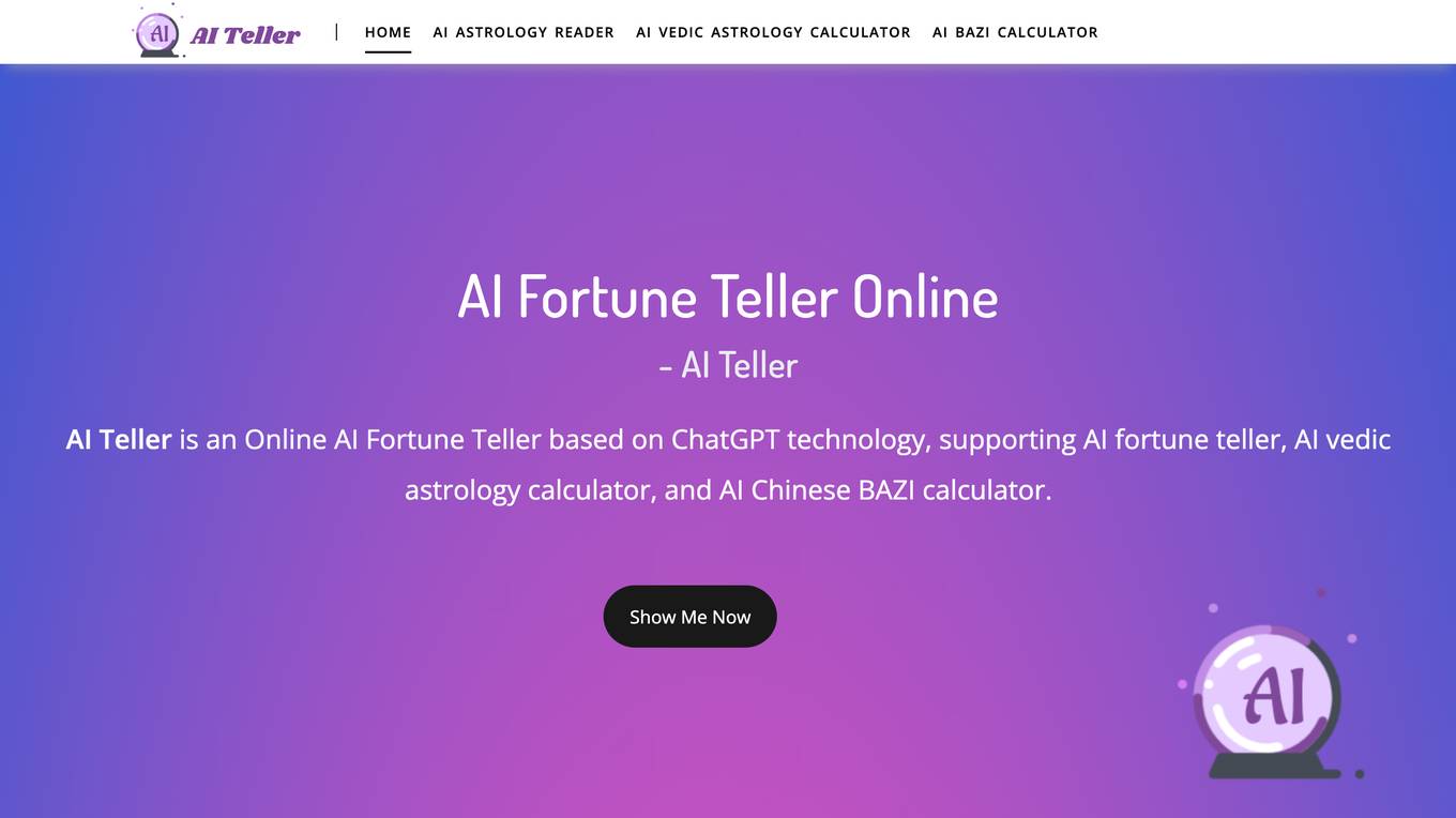 AI Teller Screenshot