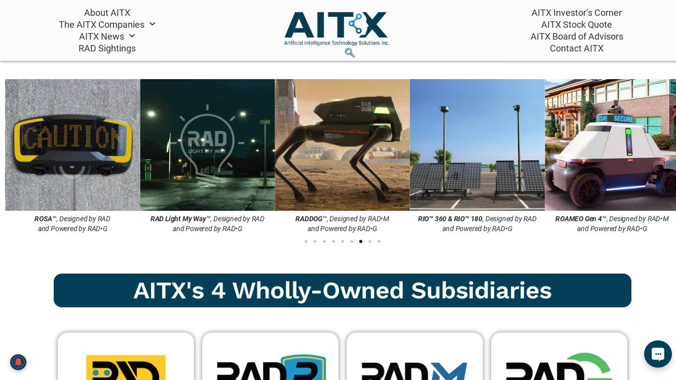 AITX - Artificial Intelligence Technology Solutions Inc. screenshot