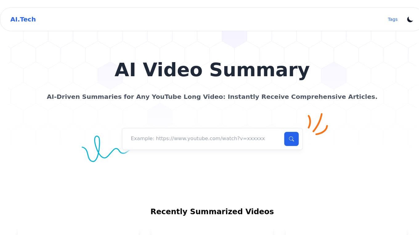 AI.Tech Video Summarizer screenshot