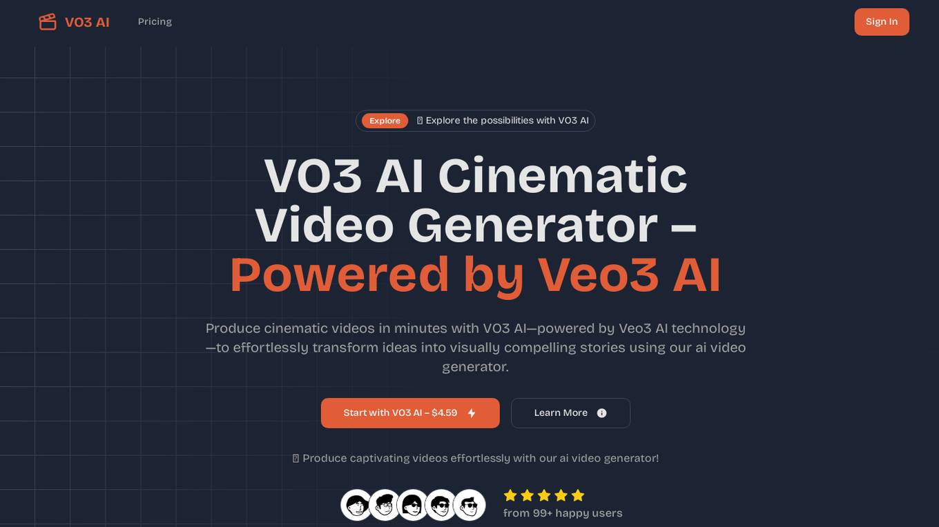 VO3 AI Screenshot