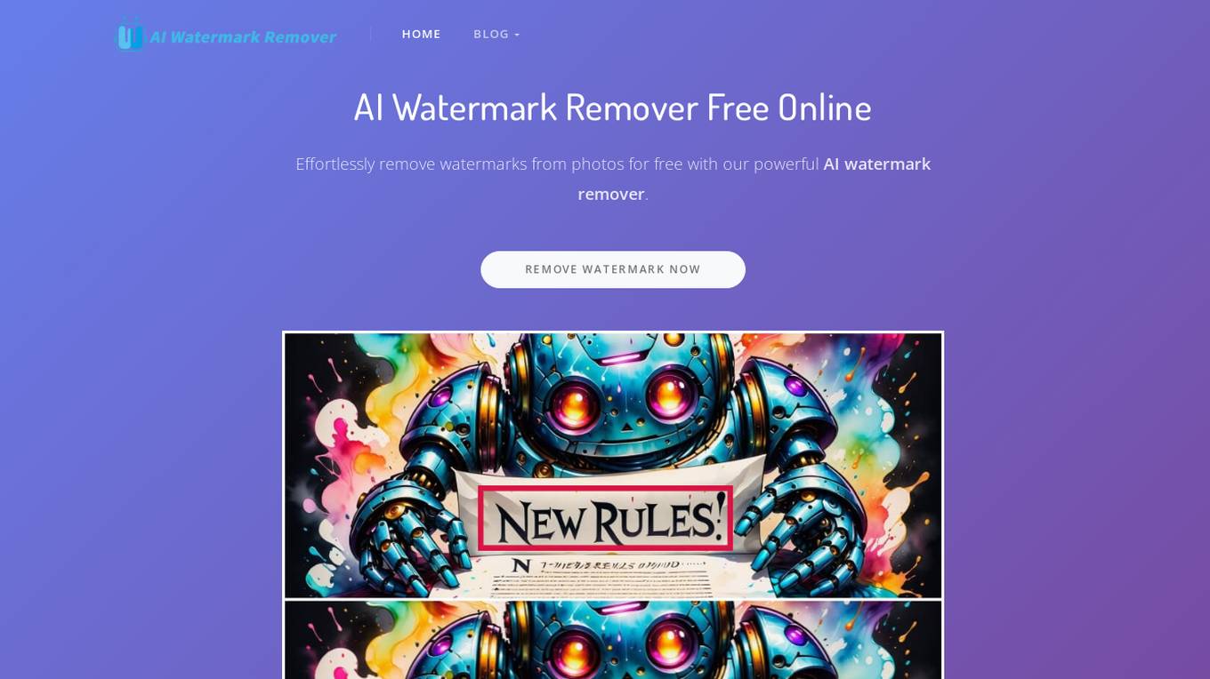 AI Watermark Remover Screenshot