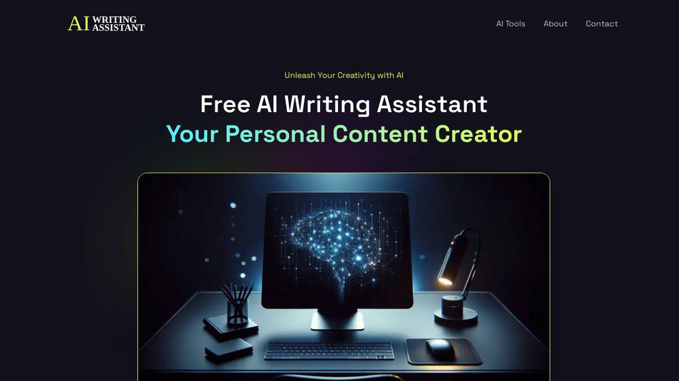 AI Writing Assistant Screenshot